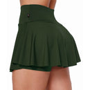 Short Axia Saia Fitness Academia Suplex Feminino Estilo Bailarina
