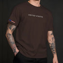 Camiseta Axia Manfinity UNITED STATES Urban Camisa Street Wear Masculina 100% Algodão