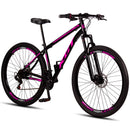 Bicicleta Aro 29 KGT Axia Aço Carbono Freios a Disco Suspensão 21 Marchas