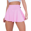 Short Axia Saia Fitness Academia Suplex Feminino Estilo Bailarina