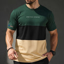 Camiseta Axia Manfinity UNITED STATES Urban Camisa Street Wear Masculina 100% Algodão