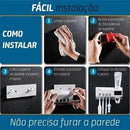 Suporte Escova Axia De Dentes Esterilizador Com Luz UV Antibacteriano Decoracão Banheiro OI-0364
