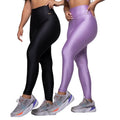 Calça Legging Fitness Canelada Axia Trilobal Cintura Alta Academia Não Transparente Feminina