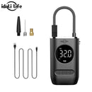 Mini Compressor de Ar axia  Portatil Recarregavél Digital USB Calibrador Pneu IDALI LIFE