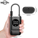 Mini Compressor de Ar axia  Portatil Recarregavél Digital USB Calibrador Pneu IDALI LIFE