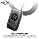 Mini Compressor de Ar axia  Portatil Recarregavél Digital USB Calibrador Pneu IDALI LIFE