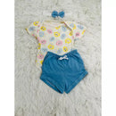 Conjunto Body Tematicos Axia e Faixa 3 Peças para Bebe