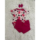 Conjunto Body Tematicos Axia e Faixa 3 Peças para Bebe