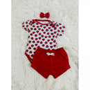 Conjunto Body Tematicos Axia e Faixa 3 Peças para Bebe