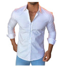 Camisa Axia Social Masculina Slim fit Luxo Moda Estilosa Manga Longa