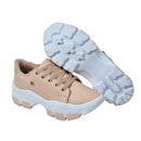 Tenis feminino plataforma Axia para trabalho passeio e dia a dia Casual
