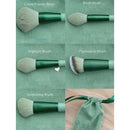 Kit Axia 13 Pçs Pincéis De Maquiagem Contorno Kabuki Profissional