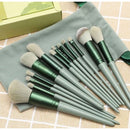Kit Axia 13 Pçs Pincéis De Maquiagem Contorno Kabuki Profissional