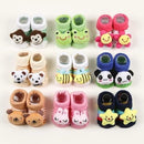 Kit Axia 5 Pares de Meias Infantil Bebê Pantufa 3D Bichinho Meia Recém Nascido/Menina/Menino RN