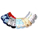 Kit Axia 5 Pares de Meias Infantil Bebê Pantufa 3D Bichinho Meia Recém Nascido/Menina/Menino RN