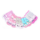 Kit Axia 5 Pares de Meias Infantil Bebê Pantufa 3D Bichinho Meia Recém Nascido/Menina/Menino RN