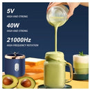 400ML 6 Lâminas Espremedor Elétrico Axia Mini Liquidificador Portátil De Suco De Alimentos Misturador Leite