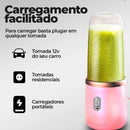 400ML 6 Lâminas Espremedor Elétrico Axia Mini Liquidificador Portátil De Suco De Alimentos Misturador Leite