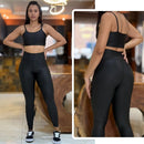 Conjunto Axia Feminino de Academia Calça Legging + Top com Alta Compressão e Zero Transparência