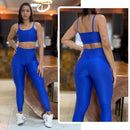 Conjunto Axia Feminino de Academia Calça Legging + Top com Alta Compressão e Zero Transparência