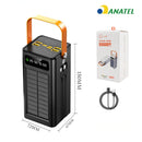Powerbank Carregador Axia Solar Portátil 50000mAh – Banco de Energia para Celular e Acampamento