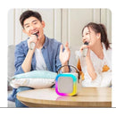 Alto-Falante Axia bluetooth Karaoke Microfone Duplo Sem Fio