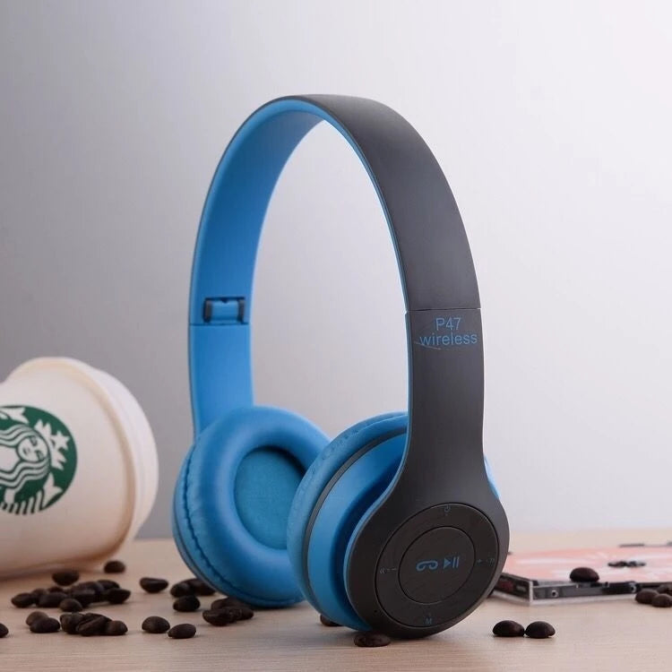Fone Axia P47 Headphone Sem Fio Estéreo Redução de Ruídos Bluetooth 5.0 Universal