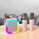 Alto-Falante Axia bluetooth Karaoke Microfone Duplo Sem Fio