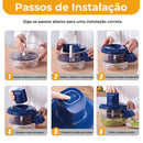 Descascador Axia Elétrico Automatico Portátil 127/220V Cozinha Descascar Alho Uvas Frutas Tomate Legumes