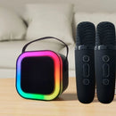 Alto-Falante Axia bluetooth Karaoke Microfone Duplo Sem Fio