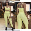 Conjunto Axia Feminino de Academia Calça Legging + Top com Alta Compressão e Zero Transparência