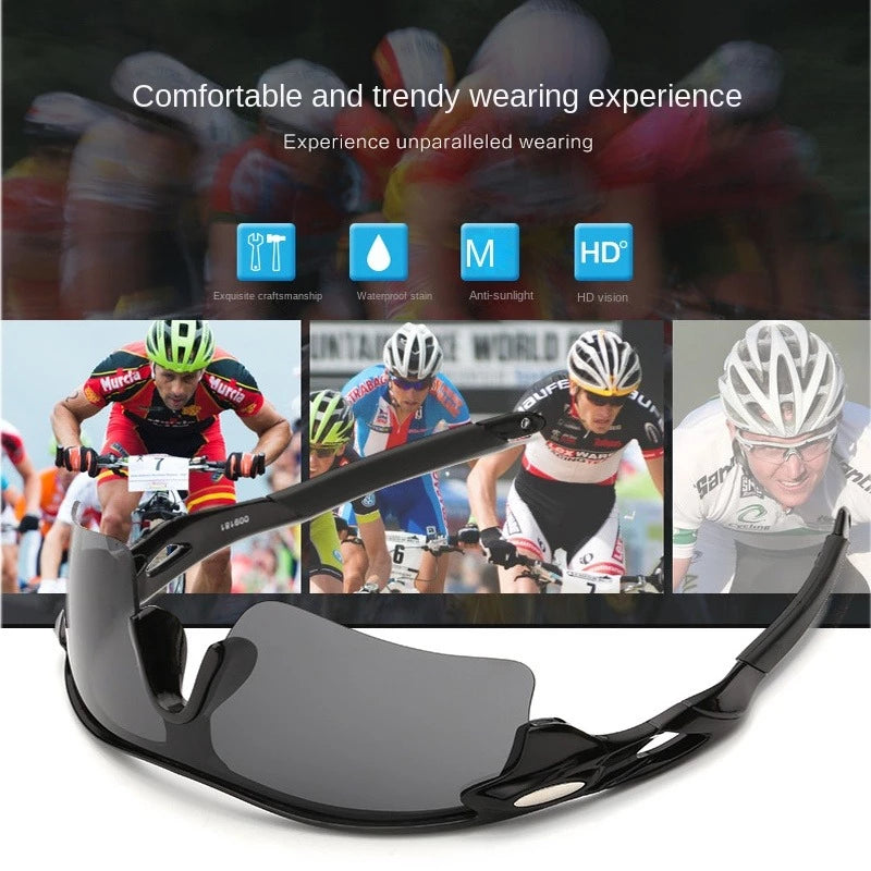 Óculos De Sol Axia Unissex À Prova De Vento Para Ciclismo – Proteção UV Grandes De Meia Armação Esportes/Condução